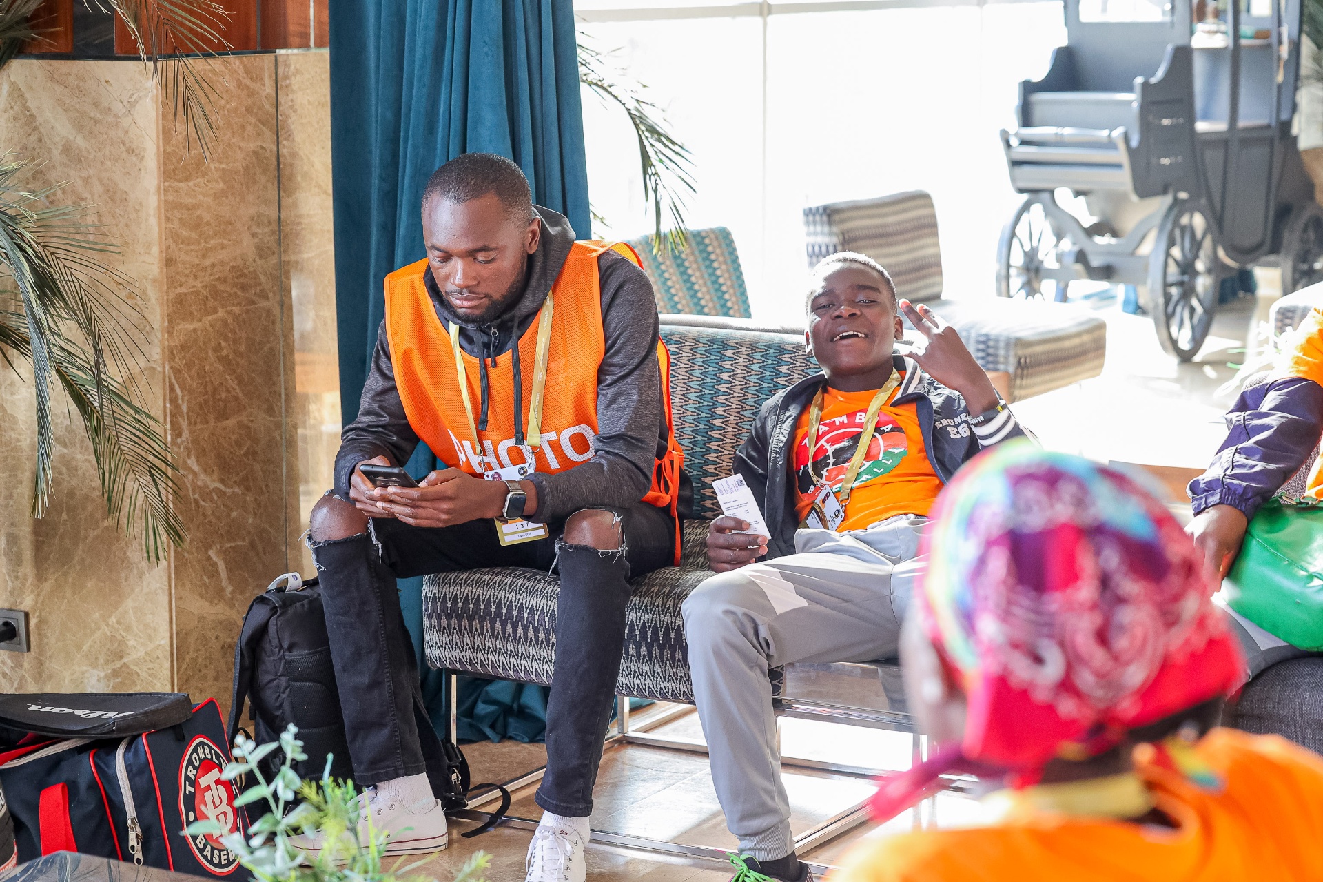 Media operations at the venue